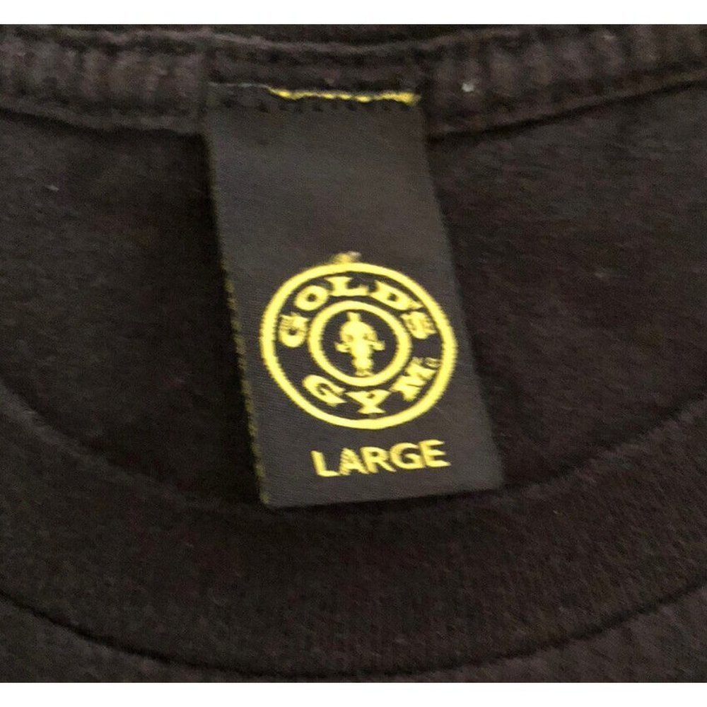 Golds Gym T Shirt Size L Large Short Sleeve Classic Graphic Design Nostalgic - Picture 4 of 8